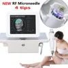 Fraktionerad RF -utrustning Micro Needle RF Microneedle Beauty Machine Stretch Marks Borttagning Acne SCNE BEHANDLING GULL MICRONEDLING INSTRUTION