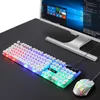 GTX300 Typewriter Keyboard and Mouse Set Punk Retro Backlit Game USB Wired for PC Desktops 211007248w5519561