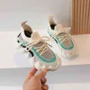 Spring New Kids Sneakers 2022 Girls Casual Mesh Solid Pink Light Boys White Hook & Loop Children Non-slip Sports Shoe Fashion G220527