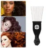Metal Afro Hair Coman Afroamerykanin Comb Salon Salon Salon Fryzura