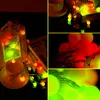 Strängar led Fairy String Lights Festoon PVC Light Balls Silver Wire Batteri Powered Wedding Party Lighting Ledled