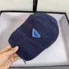 Designer Snapback Caps Toile Golf Cap Triangle Badge Hip Hop Skateboard Cap Pare-Soleil Chapeau