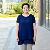 Damskie Bluzki Koszule 3XL-9XL Plus Size Lato Kobiet Elegancki Koreański Biuro Lady Krótki Rękaw Ruffles Casual Szyfonowa Bluzka Kobiety Topy H2