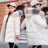 Enfants hiver doudoune 2021 nouvelle mode brillant fille habit de neige enfants plus épais veste pour garçon coupe-vent filles vêtements 4 6 8 10 12Y J220718