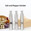 2020 Newest Manual Stainless Steel Spice Grinder Miller Bottle Salt and Pepper Grinder Set Mills
