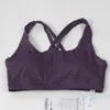 LL yoga Soutien-gorge de yoga pour femme - Débardeur de gymnastique - Dos croisé doux - Gilet de yoga athlétique à fort impact avec coussinet de poitrine pour femme - Vêtements de sport