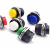 Commutateur 5pcs couleur rouge bouton poussoir momentané OFF-ON Reset 16MM 3A 250V ButtonSwitch