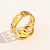 Fashion Jewelry Designer Rings 18K Gold Plated Stainless Steel Ring Fine Finger Ring Luxury Women Love Wedding Jewelry Supplies Ac5870322