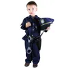 Bazzery Deluxe Police Officer Come and Role Play Kit Boys Halloween Carnival Party Performance Fancy Dress Uniform Outfit L220715
