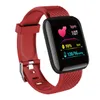 116plus Smart Watch Uomo Pressione sanguigna Impermeabile Smartwatch Donna Cardiofrequenzimetro Fitness Tracker Orologio Sport per Android IOS