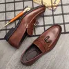 Zapatos de hombre Tallas grandes Zapatos italianos Tendencia Vestido de hombre Cuero Conducción Diseñador Mocasines de hombre Casual Hombres Moda Formal