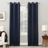 Curtain & Drapes 2PCS Roman Curtains For Living Room Blackout Solid Color Decoration Window Blinds Bedroom Quality Interior Hom