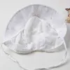 Doux Dentelle Bébé Chapeau Printemps Été Respirant Visière Enfant Fille Seau Chapeau De Soleil Princesse Doux Fleur Broderie Infant Toddler Bonnet 220611