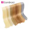 Synthetic Wigs Straight Tape In Hair Pure Color Double Sided Adhesive 22 Inch 40 Pcs/pack Skin Weft HairSynthetic