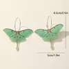 À la mode et Simple acrylique vert papillon boucles d'oreilles pour les femmes coréenne mode boucle d'oreille quotidienne fête d'anniversaire bijoux cadeaux