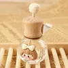 8ML Mini Auto Perfume Diffusers Clip Cartoon Empty Bottles Essential Oil Container Car-styling Air Freshener Glass Perfume Bottle