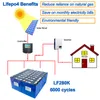 Grade A LF280K 6000 cycles EV 280AH Lifepo4 batteries 3,2 V Lithium Ion Phosphate Cellules pour système de stockage d'énergie solaire RV powerwall