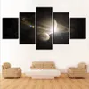 Jupiter et ses lunes modulaire toile HD imprime affiches décor à la maison mur Art photos 5 pièces Art peintures pas de cadre