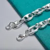 925 Sterling Silber Einfaches Klassisches Kettenarmband Für Frauen Mann Hochzeit Verlobungsfeier Modeschmuck