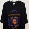 Black T shirt Men Women 1 High Quality Purple Orange Graphic Tee Embroidered Tops