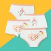 Slipjes lente en herfst babymeisje katoen ademende driehoek bokser mix match schattig cartoon patroon 4 pc's een lotpanties