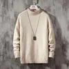 Men's Sweaters Men'S Black Spring Autumn Winter Clothes 2022 Pull OverSize M-4XL 5XL Korea Style Casual Standard PulloversMen's