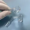 Wholesale 20mm Quartz Banger Smoking Pipe Oil Burner Bowl With 4mm Thick Bottom 10mm 14mm 18mm Male Female 45 90 Degree Available