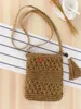 Women Summer Straw Messenger Bags 2022 Hollow Out Counter Counter Designer Tassel Crossbody Beach Bag Bolsa Femininadhl