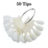 Valse nagels 40/160 tips Kleurkaart Fake Ovale Vorm Clear Natural on Ring Display Nail Art Designs Acryl UV Gel Manicure Tool