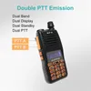 2021 BF GT-5 10W Baofeng Walkie Talkie Long Range 10 км два радио Ham Radio Dual Ptt HF Procsasiver Portable Radios Обновление нового