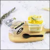 confeitaria Cupcake Bakeware Cozinha Jantar Bar Casa Jardim Descartável Inúmeras Camadas Caixa de Bolo Quadrada Pudim Bento Mousse Plástico Transparente Packi