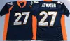 Rare 7 John Elway 27 Steve Atwater Terrell Davis 84 Shannon Sharpe 49 Dennis Smith White Blue Orange Retro Football Jerseys Stitched Mens