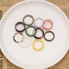 Multicolor Resin Rings for Women Acrylic Mix Marble color Pattern Ring Girls Sweet Style Jewelry gift 10pcs/set