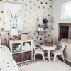 Or Argent Polka Dots Stickers Muraux Or Cercle Stickers Muraux pour Enfants Chambre Décor À La Maison DIY Autocollants pour Bébé Chambre De Bébé 220727