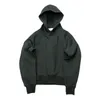 Qoolxcwear mycket bra kvalitet fina hiphop hoodies med fleece varm vinter herr hoodie tröja swag solid pullover 220726