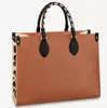 Top ONTHEGO Handtaschen Damen Umhängetaschen Leopard Splicing Umhängetasche Messenger Bags Designer Handtasche M58521