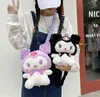 2022 Kuromi sacs en peluche animaux dessin animé pour enfants sac à dos décontracté mignon nouveau petit sac à dos en peluche pour femmes/enfants