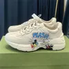 مصمم فاخر جديد غير رسمي أحذية Rhyton Multicolor Women Mens Sneakers المدربين خمرون من الجلود الأصلية الحذاء زيادة الأحذية منصة أوقات الفراغ 35-46