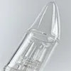 Tube d'aspiration de narguilé en verre borosilicaté clair et propre avec filtre, compact, confortable et efficace (GM-004)