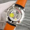 Herrklassiska modeklocka 40mm 316 Rostfritt stål Dial Cover Glass Movement 82200 Läderband Remdesigner Automatisk affärsrörelse Watchs Watchs High Quality
