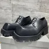 2022 Cute Rhino Horn Shoes For Men Personality Strange кожаные туфли Мужские Дерби Дерби Обувь Квадратный Носок Мужские Платформы Оксфорды Увеличивающие Рост