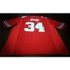 Chen37 Goodjob Men Youth Women＃34 Carlos Hyde Ohio State Buckeyes Football Jersey S-5XLまたはカスタム任意の名前または番号ジャージー