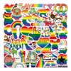 50pcs nouveaux autocollants LGBTQ non aléatoires pour voiture vélo bagages autocollant ordinateur portable planche à roulettes moteur bouteille d'eau snowboard stickers muraux enfants cadeaux