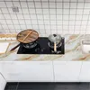 60cmx1meter marble فينيل فينيل فيلم ملصقات خلفية مقاوم للماء للحمام المطبخ كونترتوبس الاتصال PVC Wall Paper 513 R2