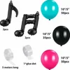 139 st DIY Balloon Arch Kit Musik Tema Födelsedagsfest Dekorationer Dekoration Kids Gift Balloons Wedding Garden Decor 220225