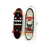 Fingers Exercise Toy Mini Desktop Fingertip Skate Boarding Creative Graffiti Skateboard Finger Plastic Fingerboard Hand Wrist Childrens