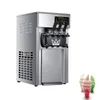 Commercial Soft Ice Cream Makers Machine Desktop Stainless Steel Dessert Vending Machine