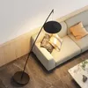 Lampadaires Nordic Ins Style Designer Tumbler Lampe LED Salon Salle De Lecture Showroom Pêcheur Éclairage Intérieur Coin Debout LightFloor