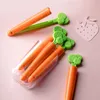 5PC Sealing Tongs Food Bag Clips Closure Cartoon Carrot Shape Moisture-Proof Clamp Fresh Keeping Clips Kitchen Accessories DHL FREE Y02