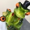 NORTHEUINS Resin Leggy Couple Frog Figurine Modern Creative Wedding Animal Statue for Interior Home Desktop Decor Accessories 220423